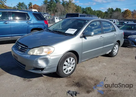 2004 Toyota Corolla Le from USA, damaged, VIN JTDBR32E542018335